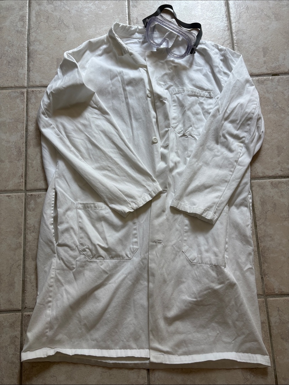 White Lab Chemistry Biology Coat